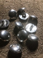 Pewter buttons 15mm dome &