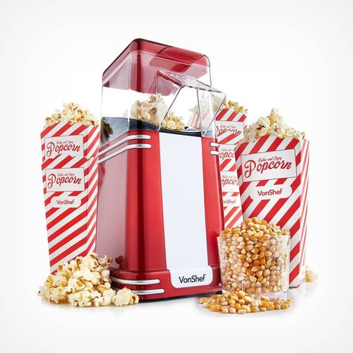 Vonshef retro popcorn maker - vonshef,