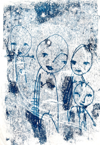 Original expressionist figures - original,