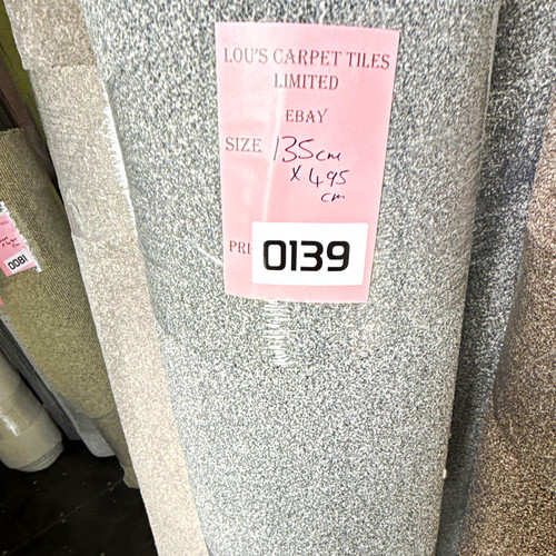 Grey textured flecked - flecked, carpet