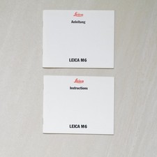 Leica M6 Instructions English / German Leitz