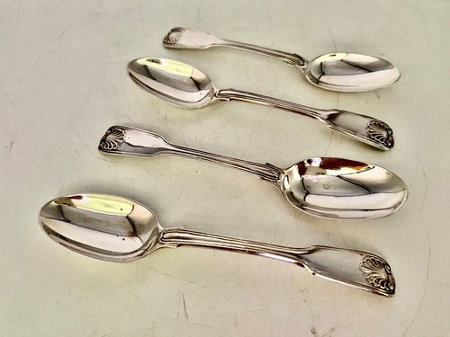 Sterling silver heavy - 4, spoons