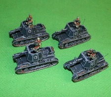 Painted 15mm Flames of War German Panzerjager Platoon Original Metal