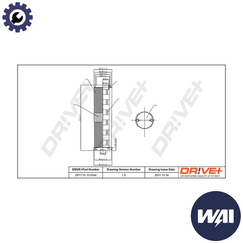 Air filter dp1110 0244 - air, dp1110.10.0244
