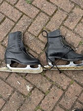 Vintage Ice  Skates  Black