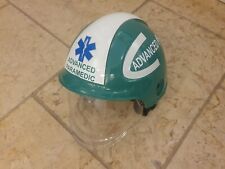 Targa "Advanced Paramedic"  Helmet with clear pull down full face visor, green