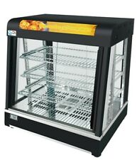 Hot Food Warming Display Showcase Front and Rear Sliding Glass Doors