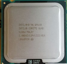 Intel Q9650 Core 2 Quad - 3 Ghz Quad Core L2=12MB Socket 775 1333FSB,very fresh!