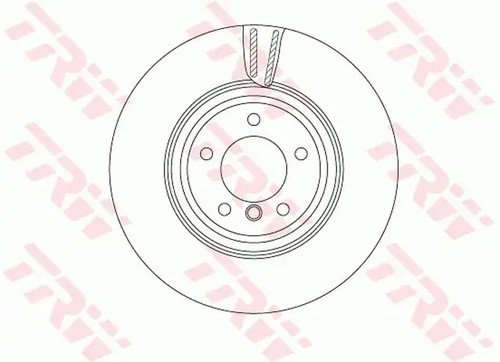 Brake disc vented df4775s - 2x,