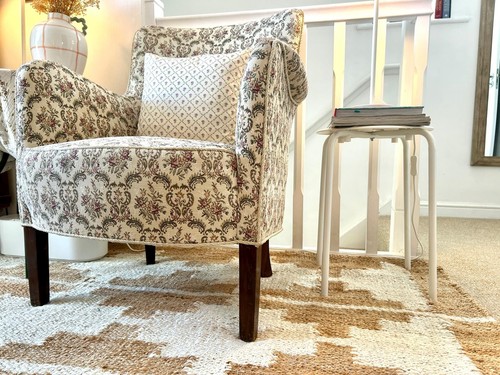 Vintage floral armchair - vintage,