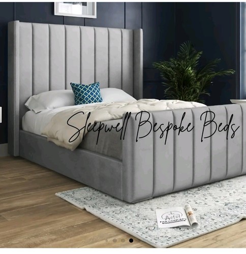 Double bed frame velvet - double,