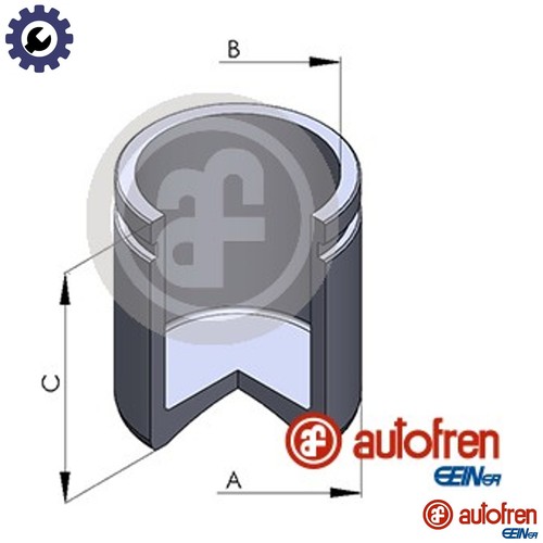 Piston brake caliper d02561 - piston,