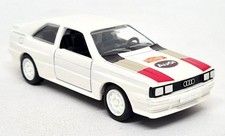 Solido 1/43 - Audi Quattro San Remo Rally 1981 White Diecast Model Car