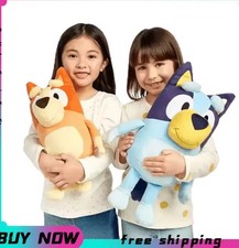 Bingo Family Plush Toys 17/28Cm - Cartoon Dog Stuffed Animals, Soft Plush Dolls,