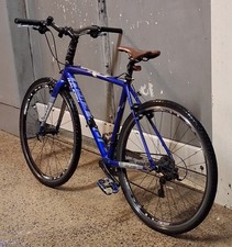 Blue Gravel Bike Raleigh Elite