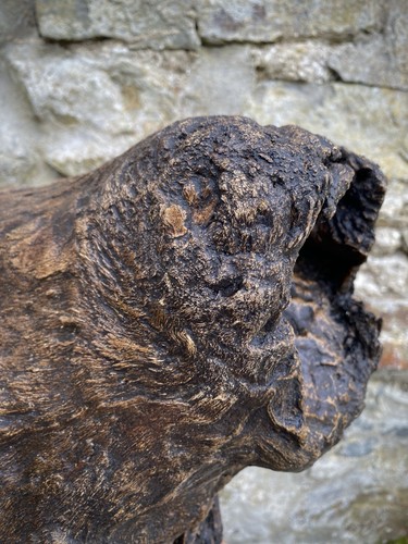 Antique medieval carved - carved, folk
