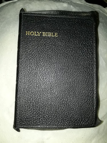Vintage leather bound holy - leather,