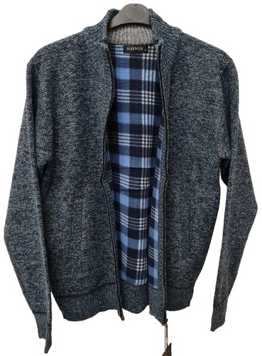 Fleece lined cardigan - fleece, size