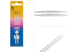 Pony Interchangeable Shanks 10.50cm Aluminium Circular Knitting Needles Pins