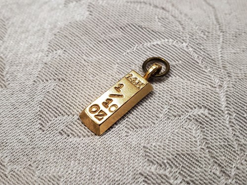 Troy 14k solid - 1/10, yellow