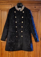 Monsoon Black Brocade Damask