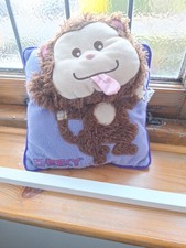 Purple Monkey Cheeky Face Small Cushion
