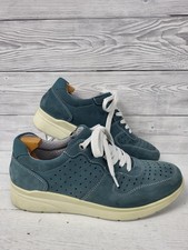 Moshulu Te Nubuck Leather Lace Up Trainers Size 37/4. PWM