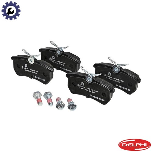Brake pad set disc - brake,