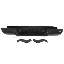 Black Chrome Rear Bumper with