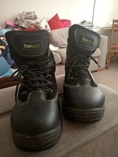 Mens Size 12 Steel Toe Oil