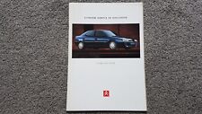 CITROEN XANTIA 3.0 V6 EXCLUSIVE SALES BROCHURE 1997