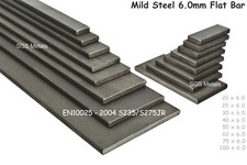 5.0 mm MILD STEEL FLAT BAR  20 - 100mm x 13 Popular Lengths  Bandsaw Cut