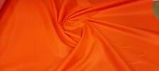 Waterproof 4oz NYLON Fabric Material PU Coated - HI-VIZ ORANGE
