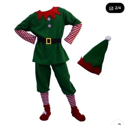 Piece christmas elf costume - piece,