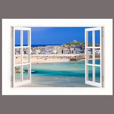 St.Ives Cornwall Uk Beach Sea