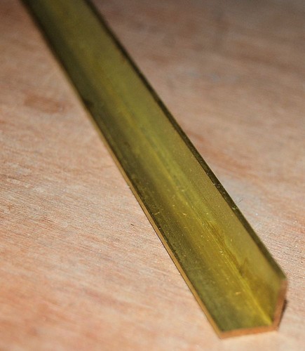 Brass angle 300 mm long - angle,