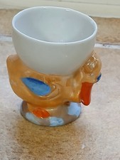 Vtg porcelain duck egg - porcelain,