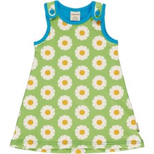 Maxomorra Sleeveless Playdress in Daisy print - Size 86/92cm (18-24 months)