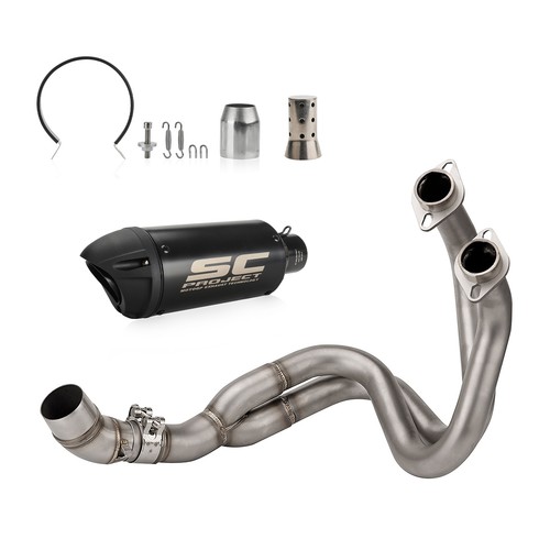 Full system exhaust tips black - system,