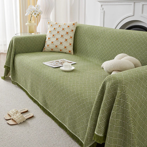 Fringed cotton throws - throws, large