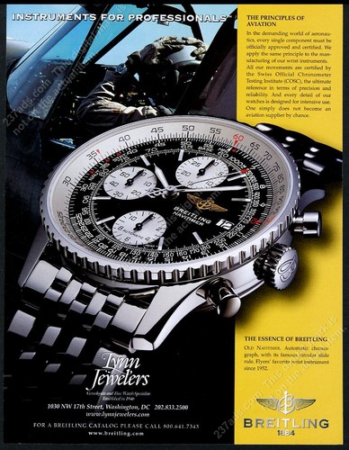 2002 breitling old navitimer - 2002,