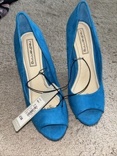 Red Herring Size 4 Wedges Sandals Open Toe