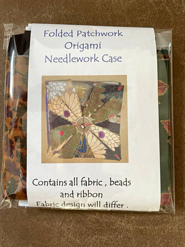 Folded patchwork origami - folded,