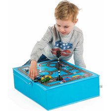 Toy Storage Box Car Kids Boy Boxes Road Container Table Play Mat Garage Pop Up