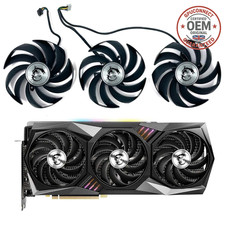 MSI 3060 3070 3080 3090 Ti RTX GAMING X TRIO - Replacement GPU Fan Set (Genuine)