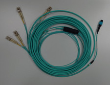 MTP to  4x LC OM3 12x50/125 Fibre breakout cable 10 metres