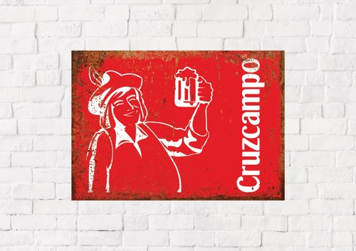 Cruzcampo metal beer - cruzcampo,