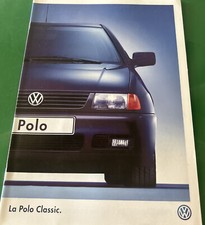 The VW Volkswagen Polo Range Original Car Sales Brochure Collectible In French