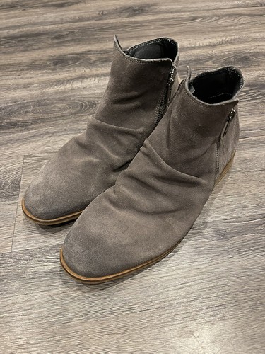 Ask the missus grey suede - ask,
