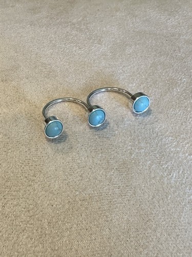 Knuckle ring silvertone with - ring,